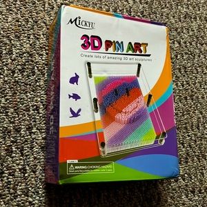🆕Kids 90’s 3D Pin Toy! Rainbow Colorful